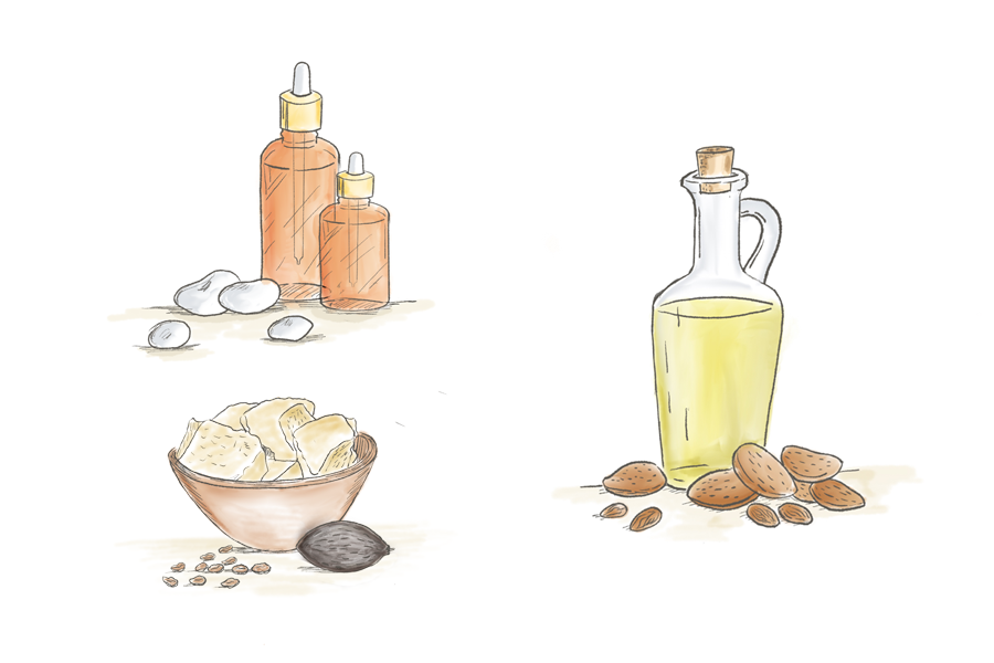 איור לספר קוסמטיקה טבעית